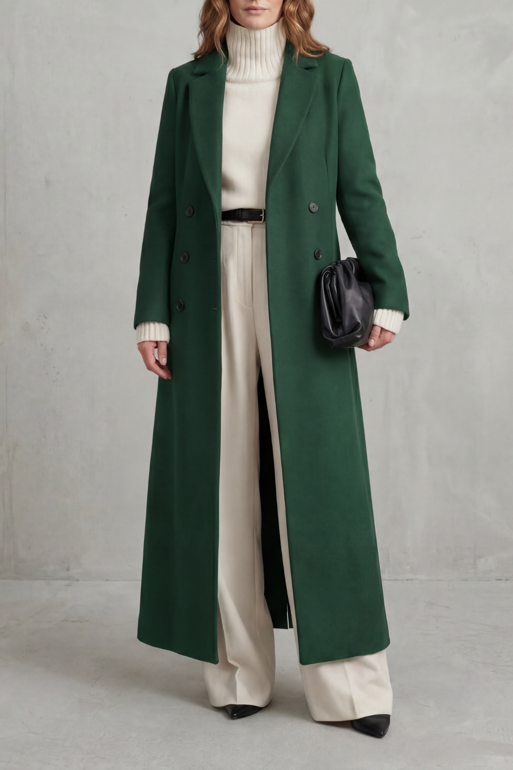 Gwen tailored long wool coat – image 11