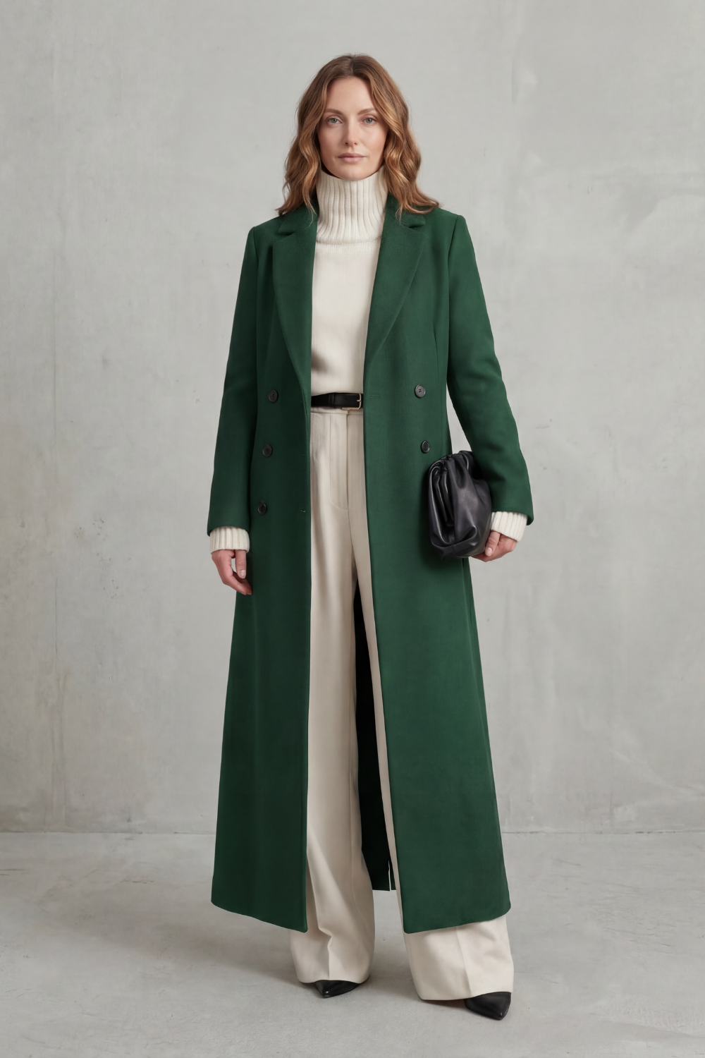 Gwen tailored long wool coat – image 12