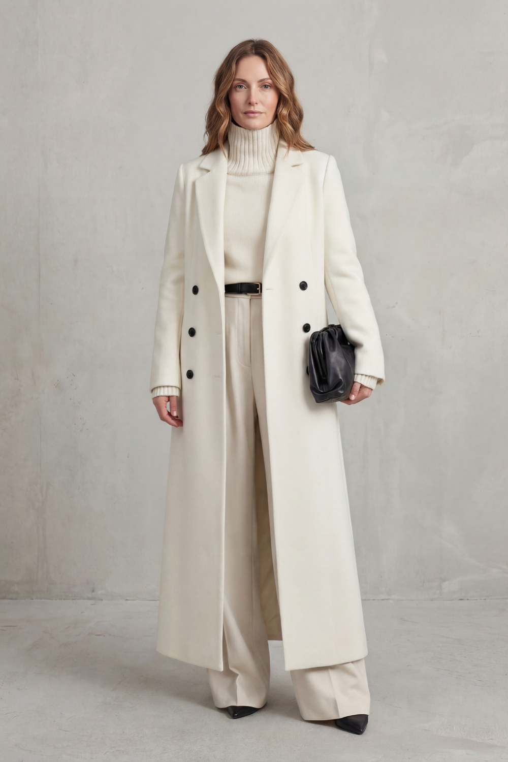 Gwen tailored long wool coat – image 14