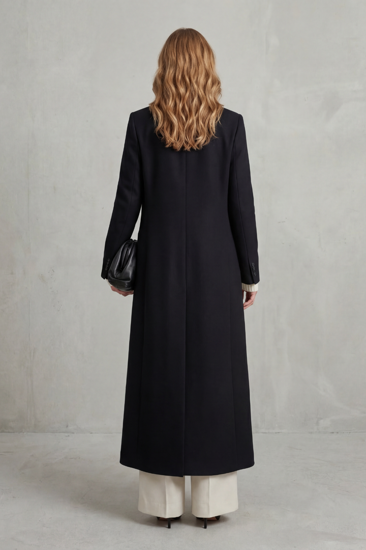 Gwen tailored long wool coat – image 4