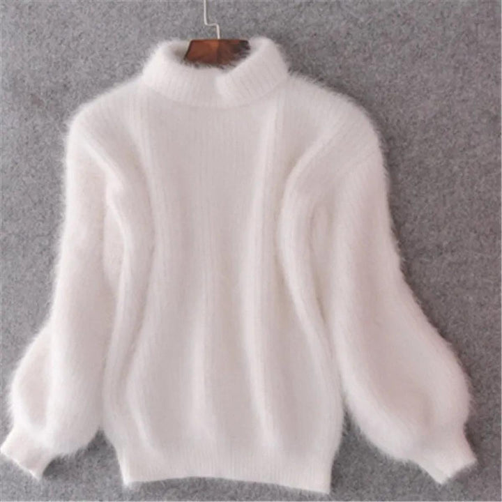 Maxine fluffy turtleneck sweater – image 2