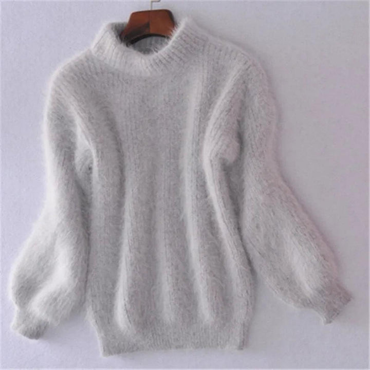 Maxine fluffy turtleneck sweater – image 3