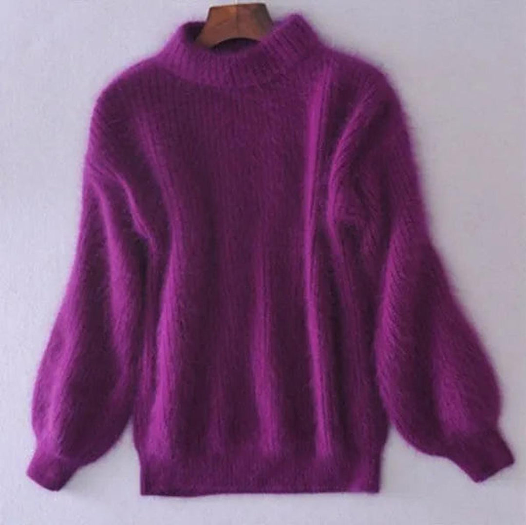 Maxine fluffy turtleneck sweater – image 4