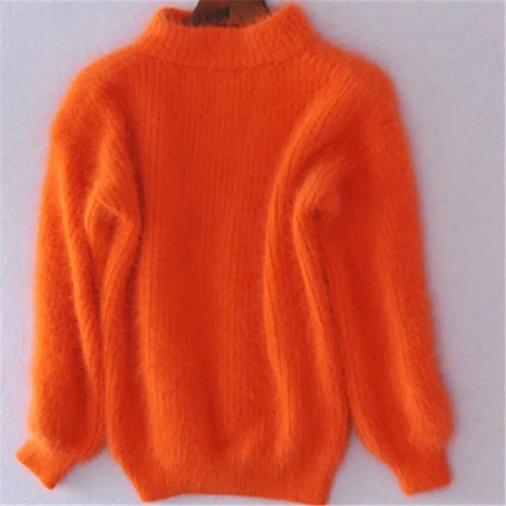 Maxine fluffy turtleneck sweater – image 13