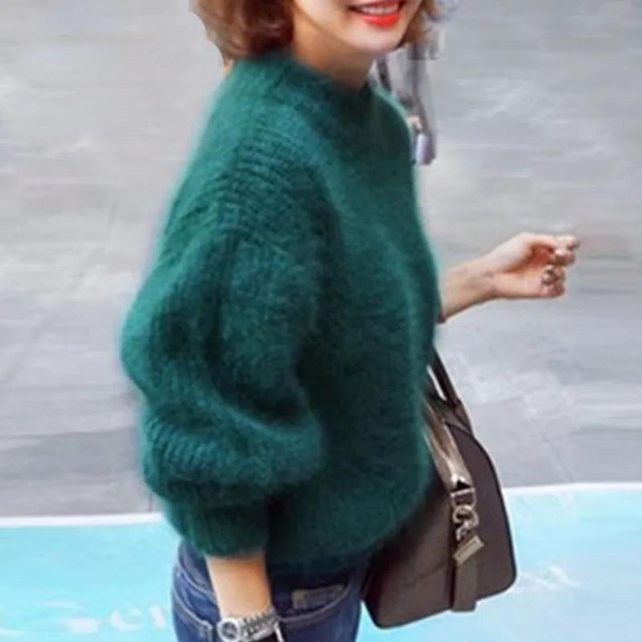 Maxine fluffy turtleneck sweater – image 6