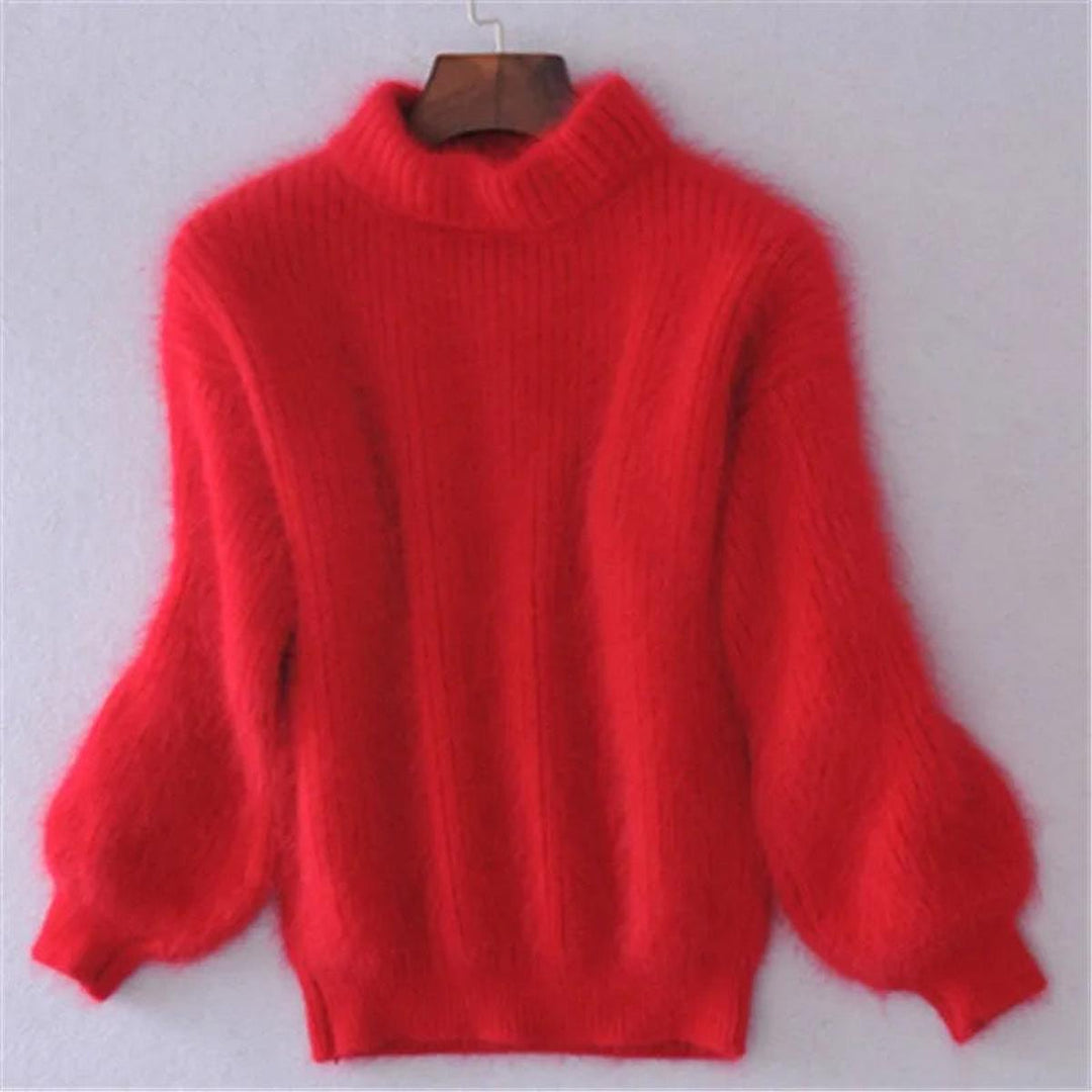 Maxine fluffy turtleneck sweater – image 15
