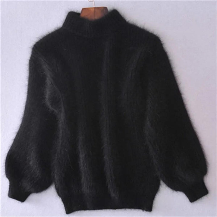 Maxine fluffy turtleneck sweater – image 16
