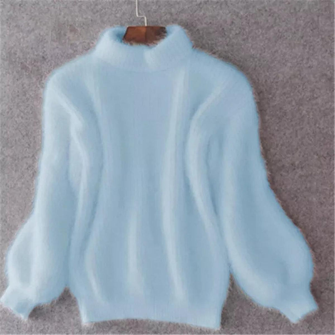 Maxine fluffy turtleneck sweater