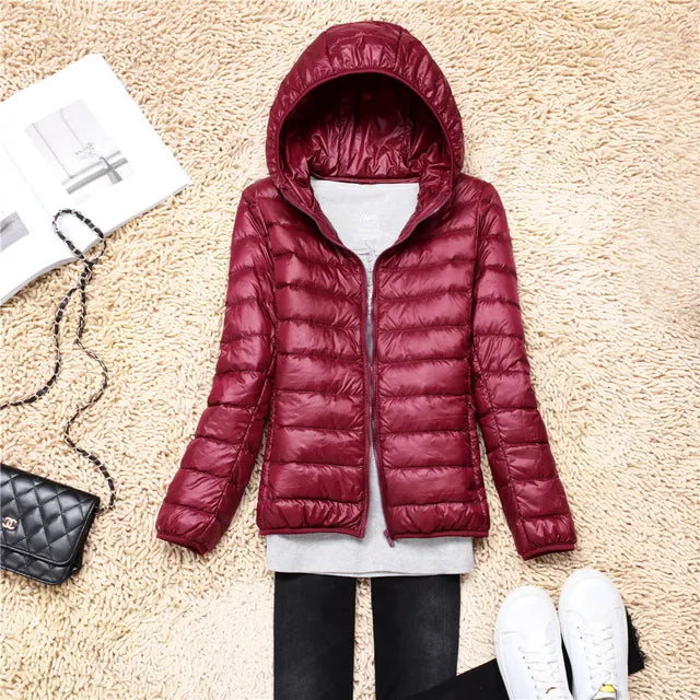 Alyssa ultralight packable puffer jacket with hood – image 14