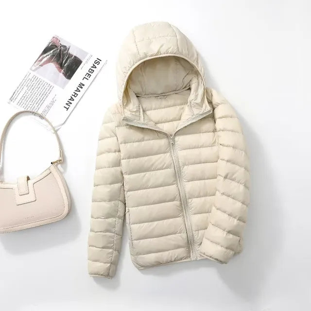 Alyssa ultralight packable puffer jacket with hood – image 16