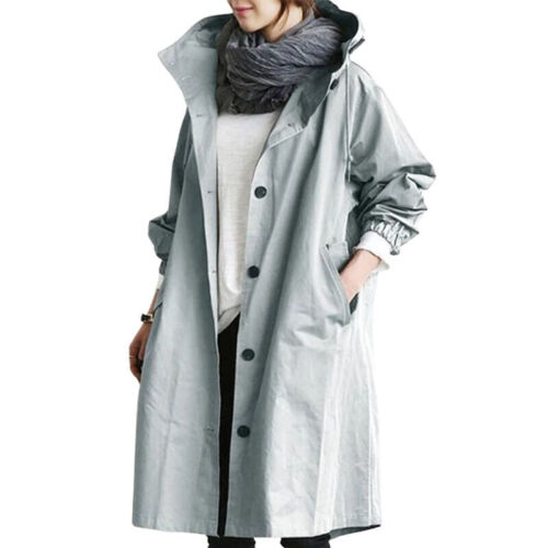 Aurora hooded long trench coat – image 6