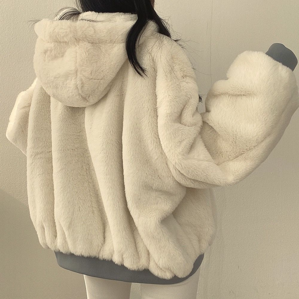 Perpetua reversible hooded fleece jacket – image 10