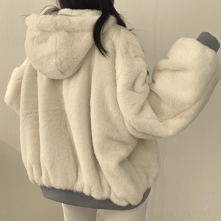 Perpetua reversible hooded fleece jacket – image 10