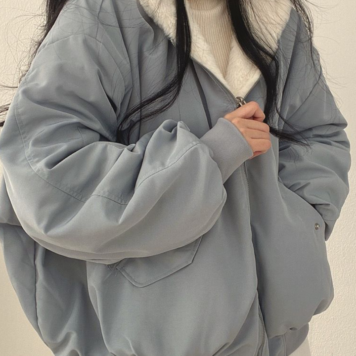 Perpetua reversible hooded fleece jacket – image 3