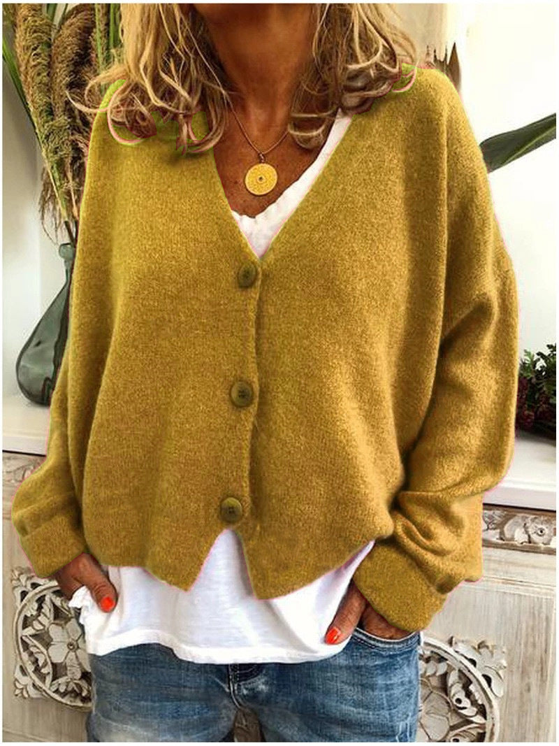 Brooke oversized V neck cardigan – image 14