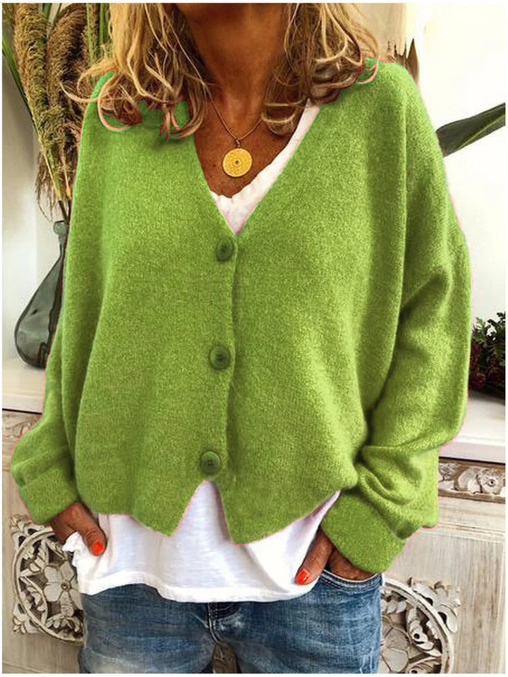 Brooke oversized V neck cardigan – image 6