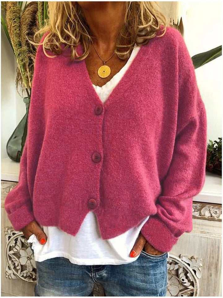 Brooke oversized V neck cardigan – image 9