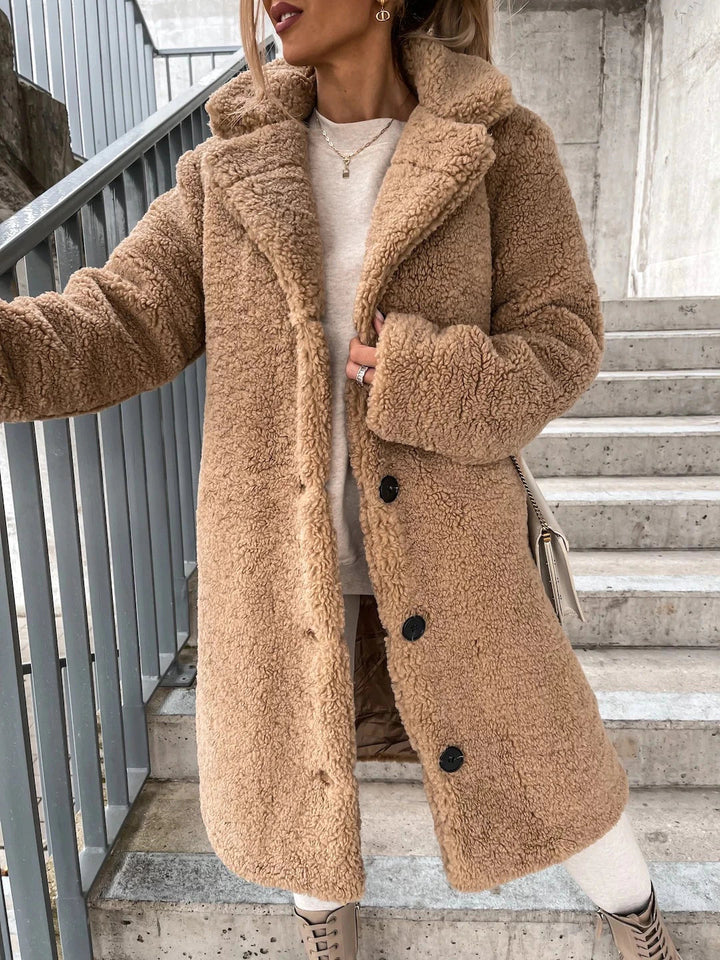 Nova long button front winter coat – image 9