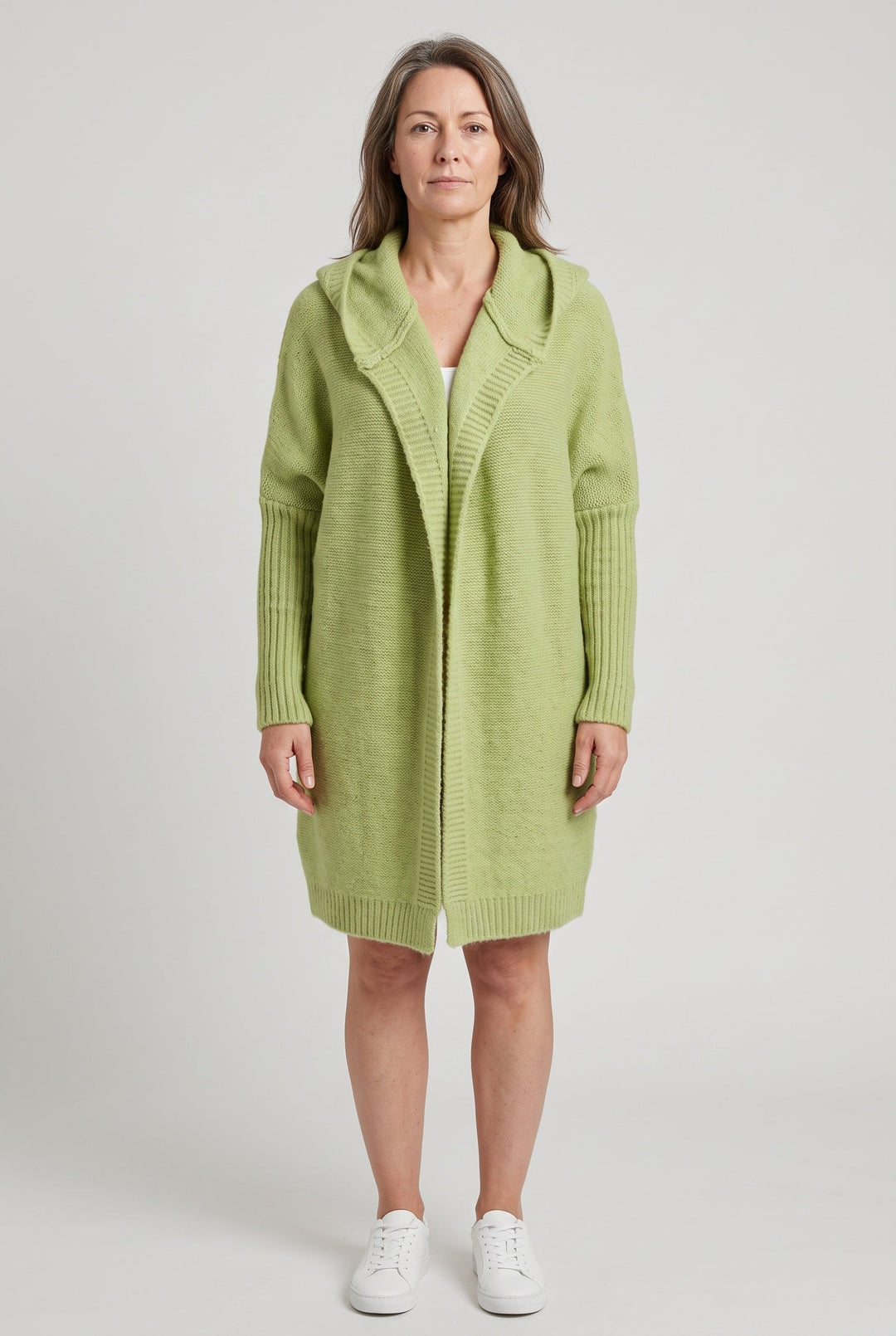 Frances longline open front cardigan