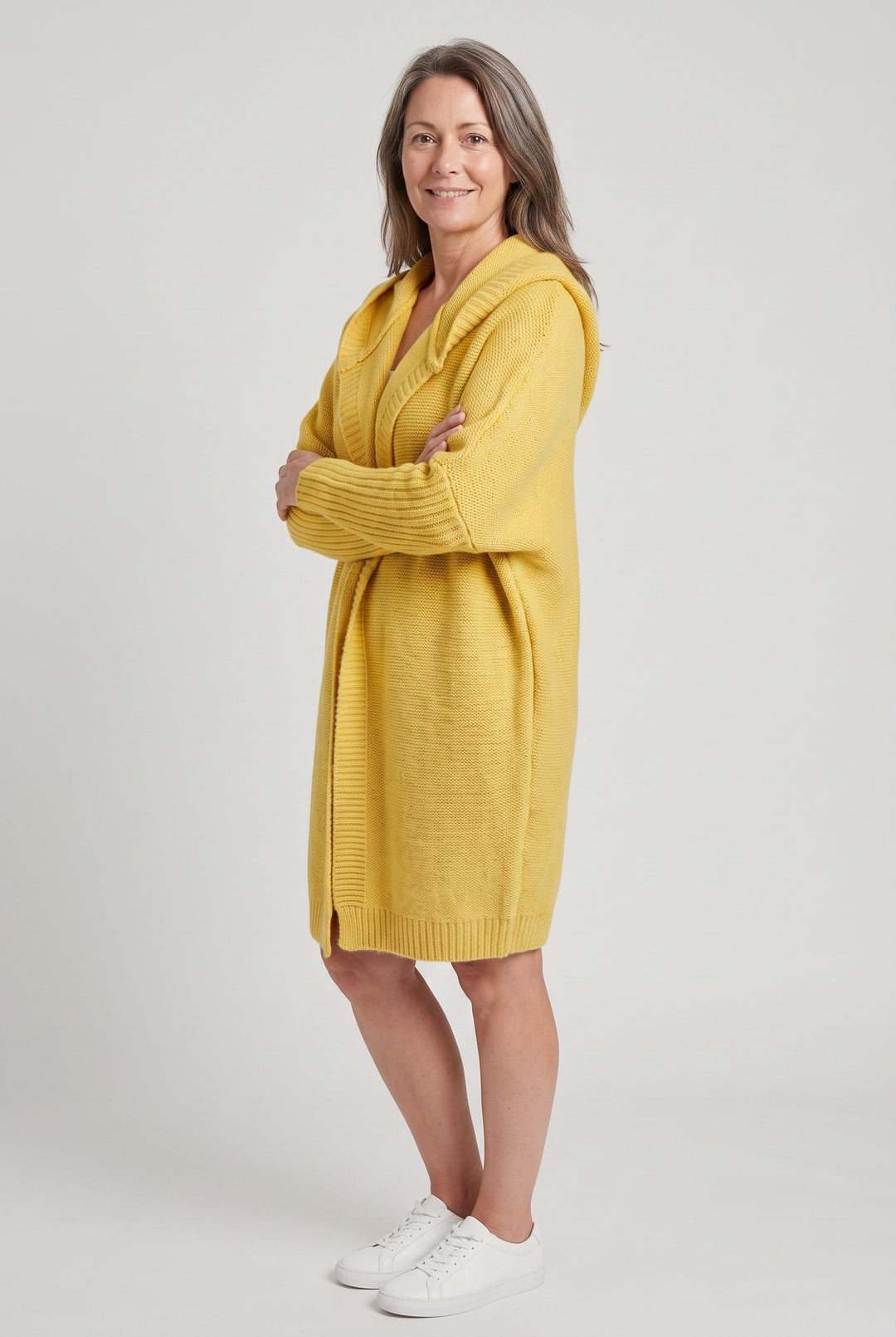 Frances longline open front cardigan – image 9