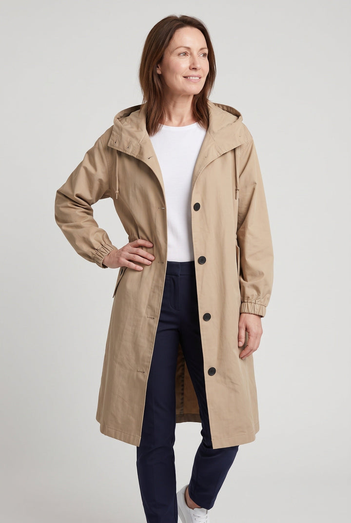 Jordan oversized hood longline rain coat – image 7