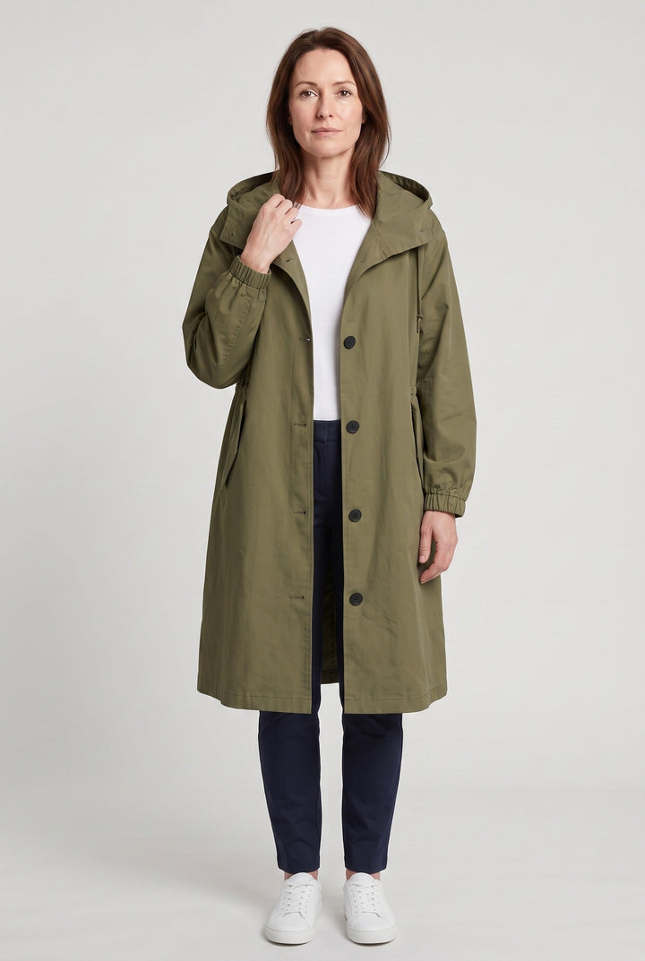 Jordan oversized hood longline rain coat – image 6