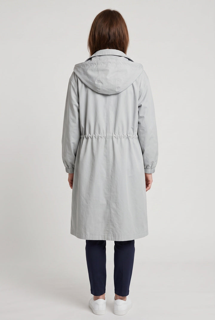 Jordan oversized hood longline rain coat – image 2