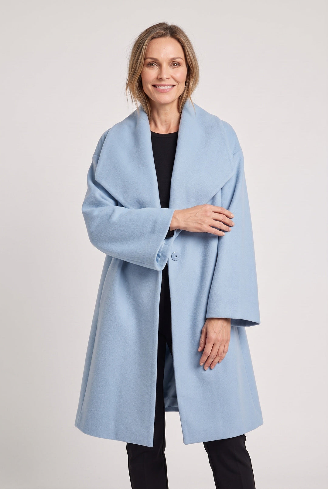 Aubrey oversized shawl collar coat – image 7