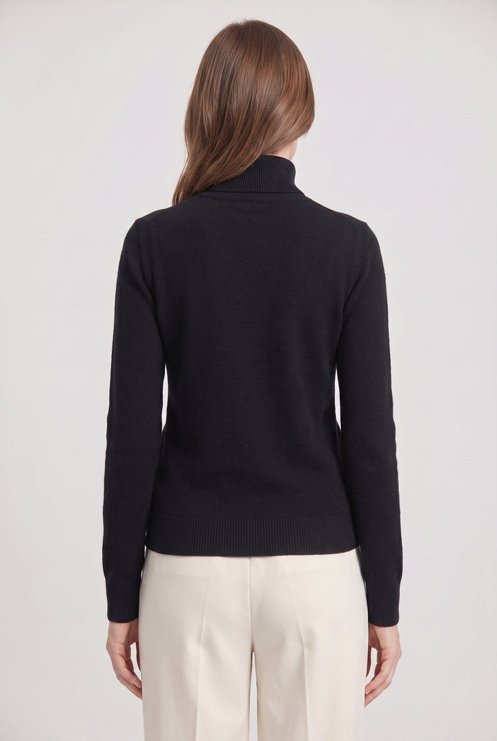 Riley ribbed turtleneck sweater – image 2