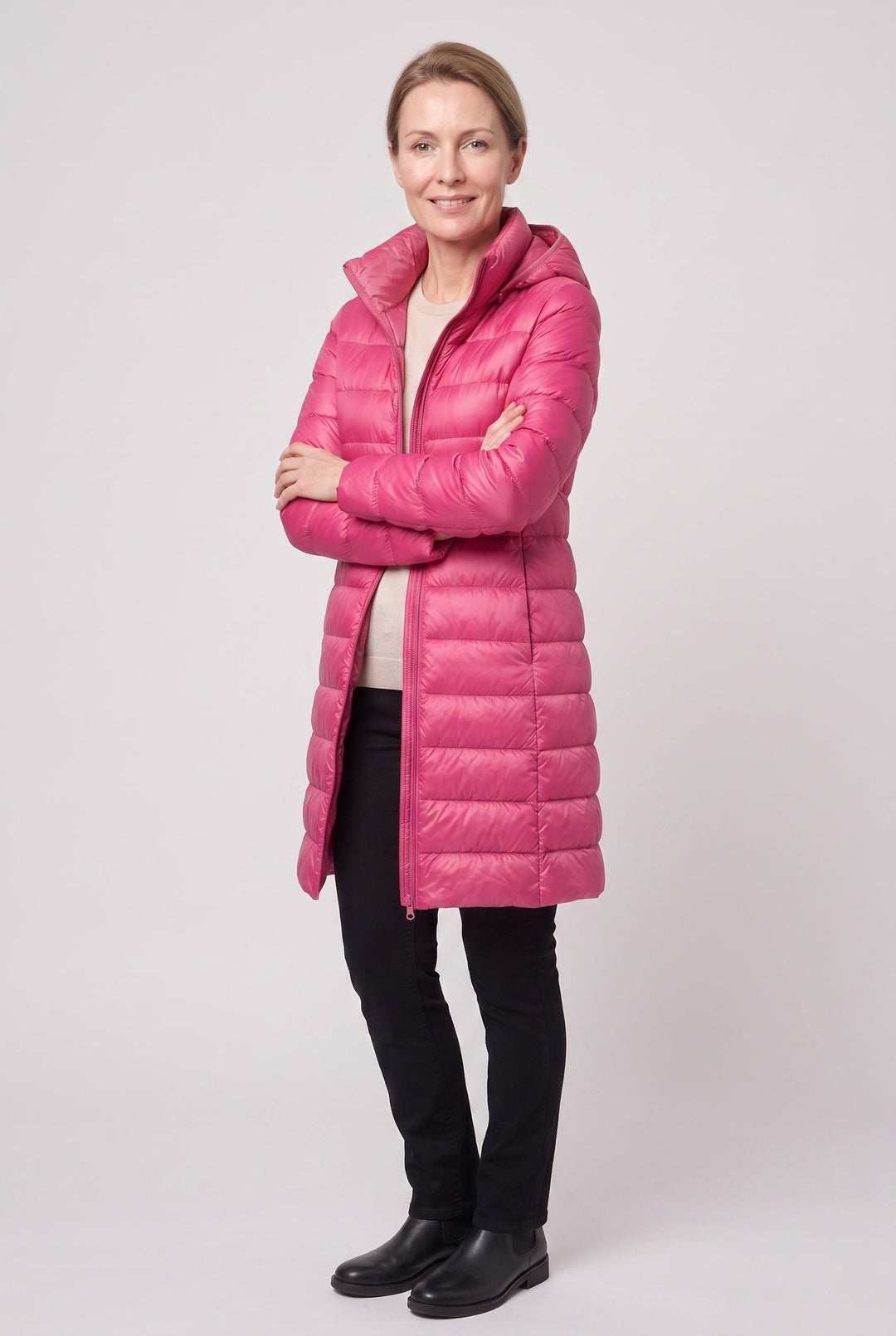Reagan hooded longline puffer jacket – image 15