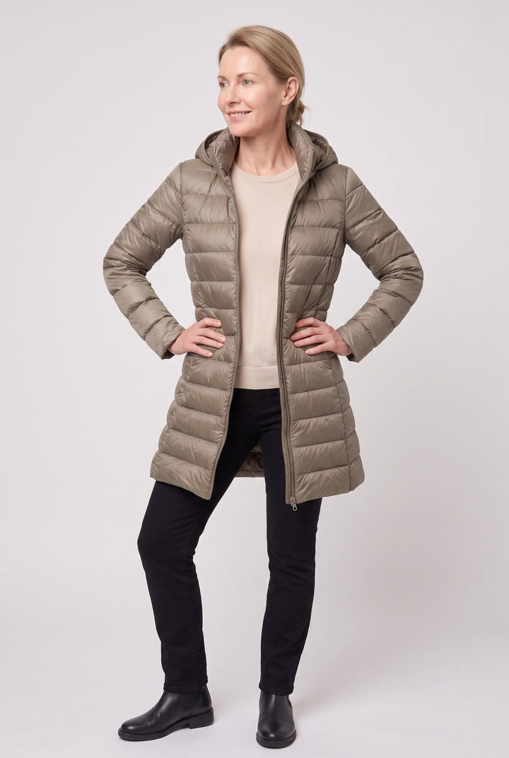 Reagan hooded longline puffer jacket – image 8