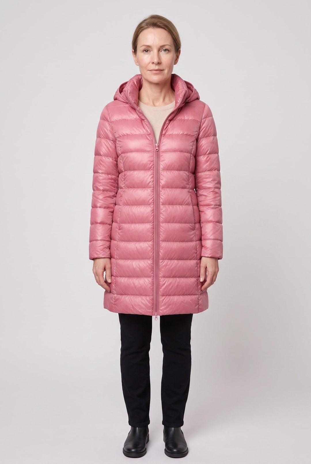 Reagan hooded longline puffer jacket – image 3