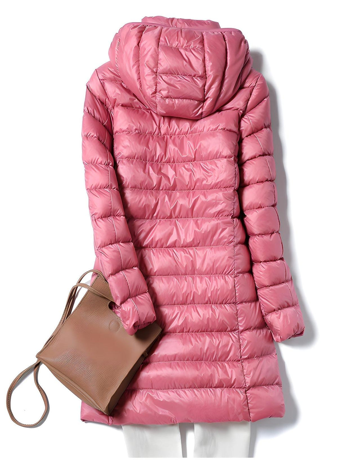 Teagan long puffer coat with removable hood