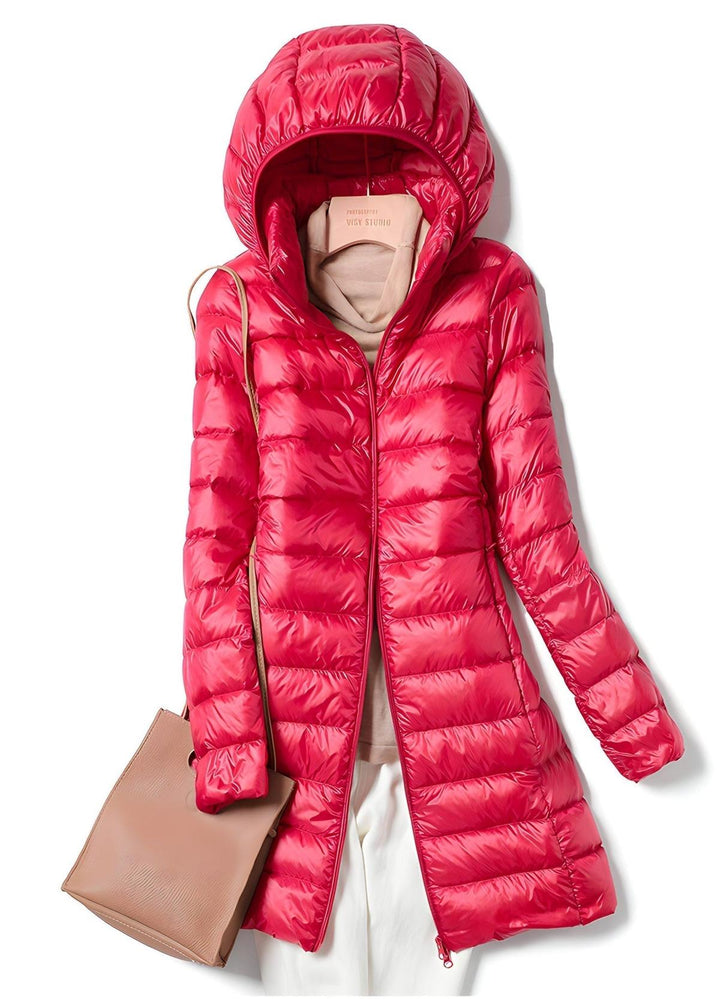 Teagan long puffer coat with removable hood – image 7