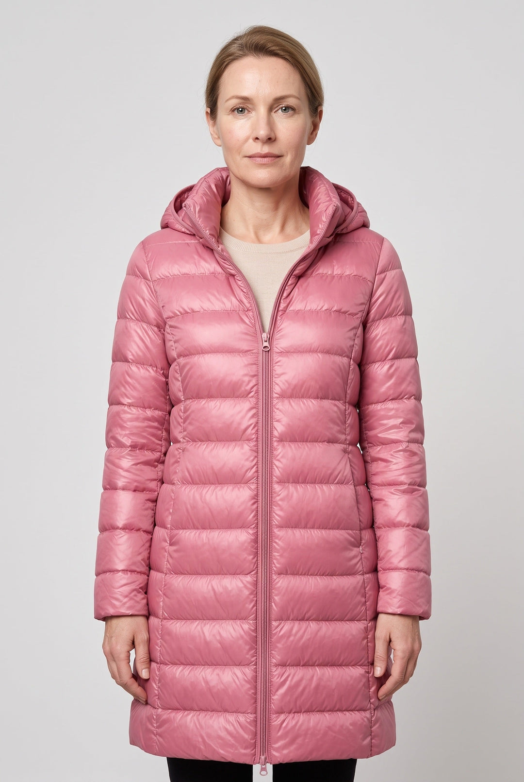 Reagan hooded longline puffer jacket