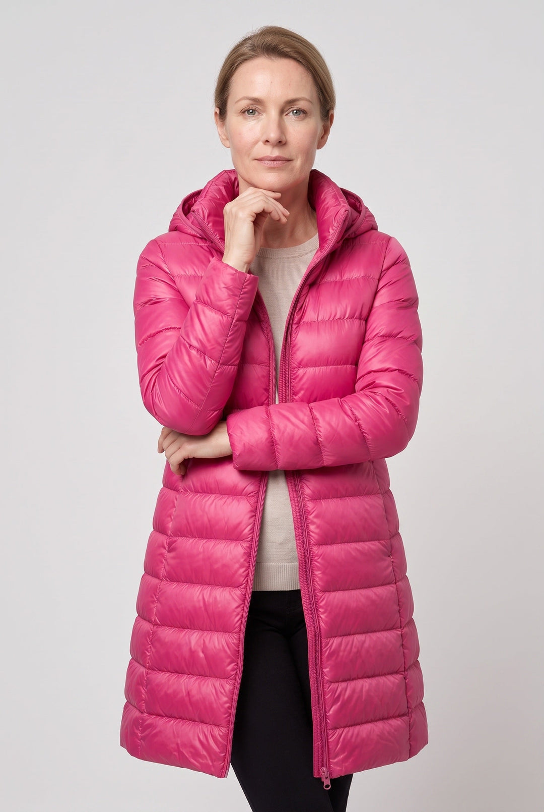Reagan hooded longline puffer jacket – image 16