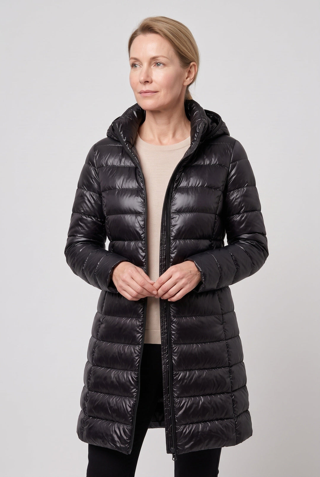 Reagan hooded longline puffer jacket – image 9