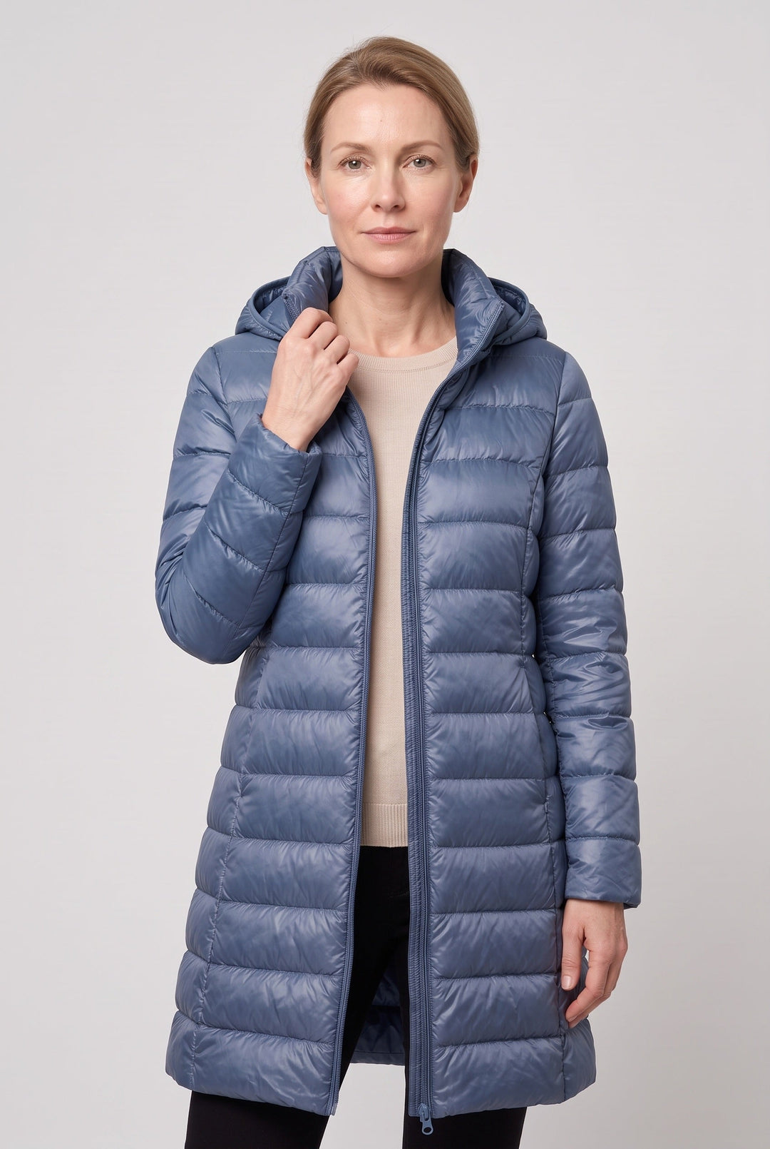 Reagan hooded longline puffer jacket – image 11