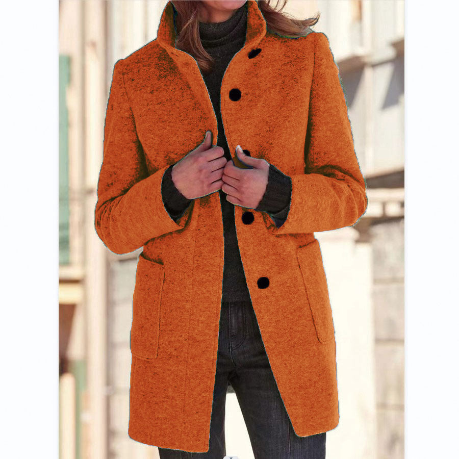 Blair stand collar wool coat – image 9