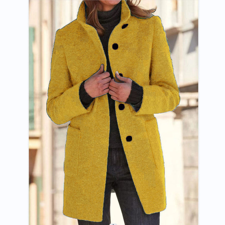 Blair stand collar wool coat – image 10