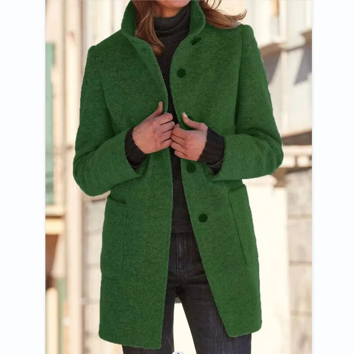 Blair stand collar wool coat – image 5