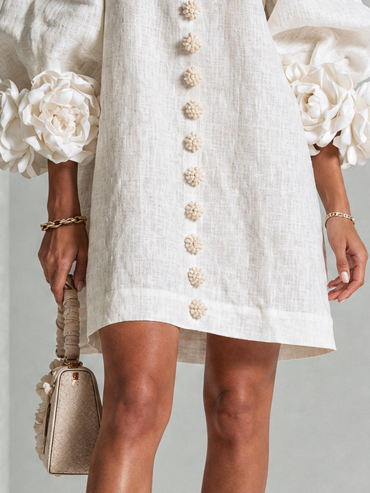 Bridget rose cuff A line dress – image 16
