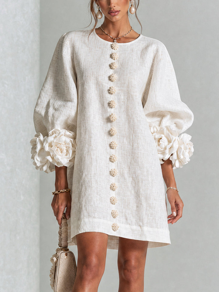 Bridget rose cuff A line dress – image 2