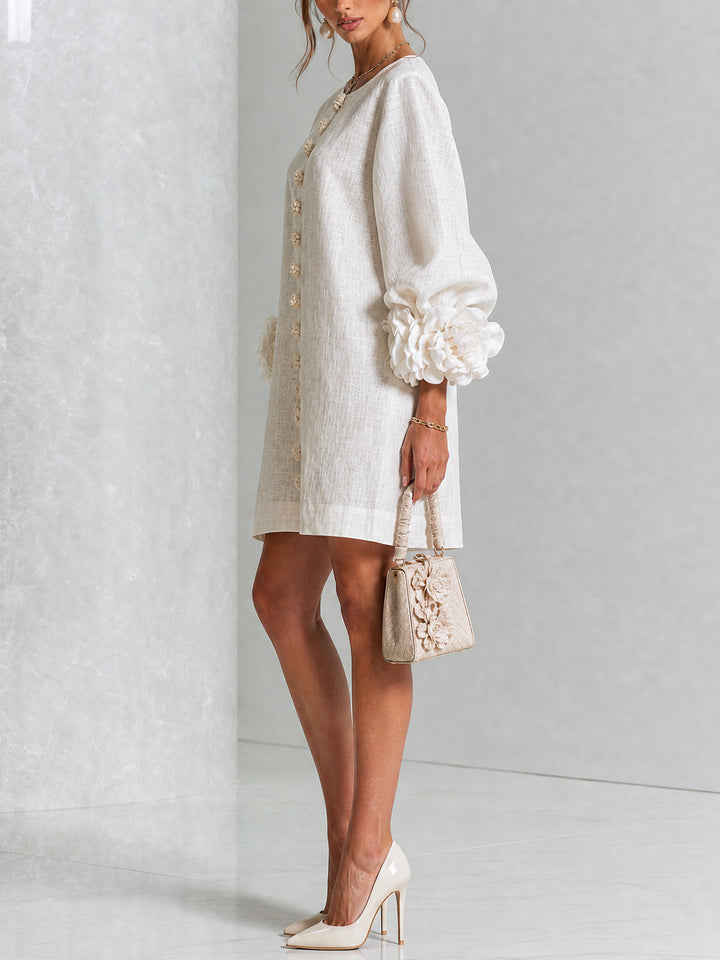 Bridget rose cuff A line dress – image 12