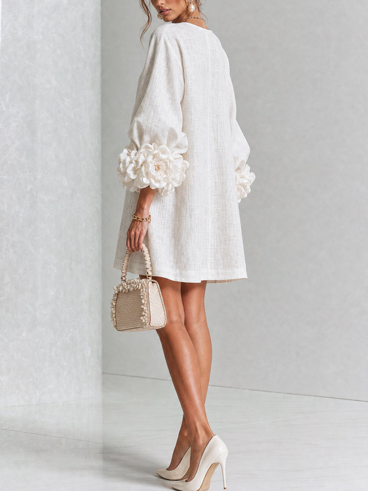 Bridget rose cuff A line dress – image 13