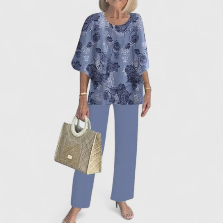 Ondine two piece printed pants set – image 8