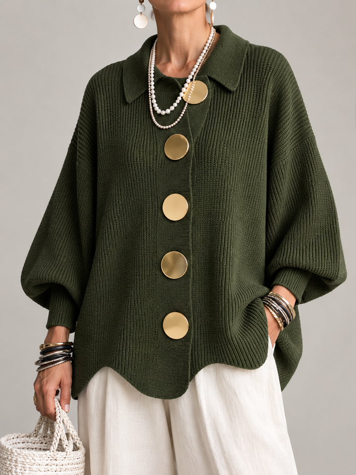 Juniper oversized wide collar cardigan – image 4