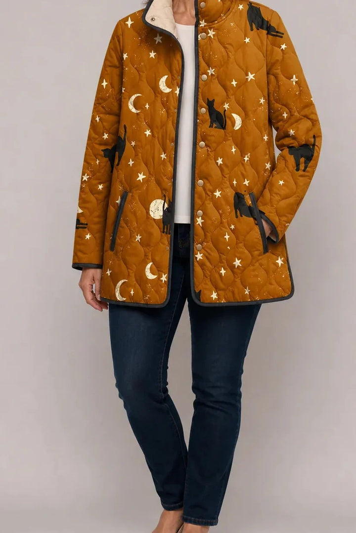 Paisley floral print quilted puffer jacket – image 16