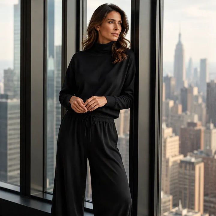 Zara turtleneck and wide leg pants set – image 5