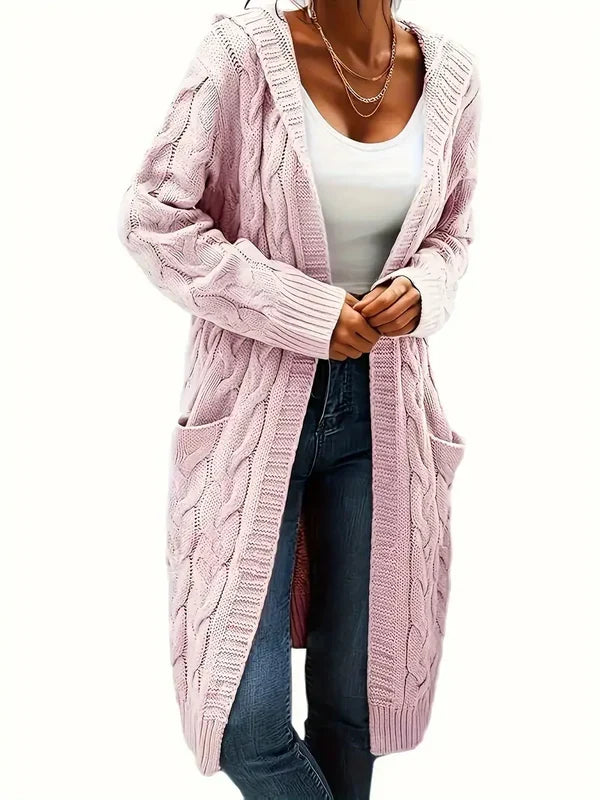 Madeline collarless knit cardigan – image 10